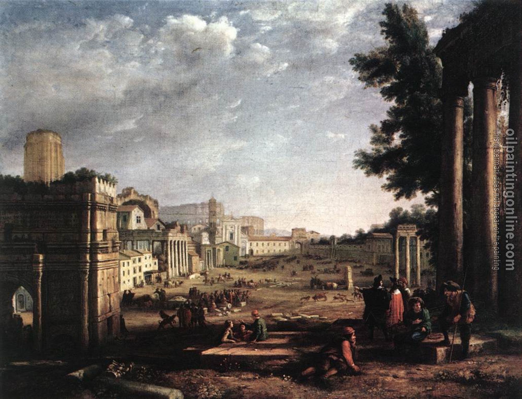 Lorrain, Claude - The Campo Vaccino, Rome